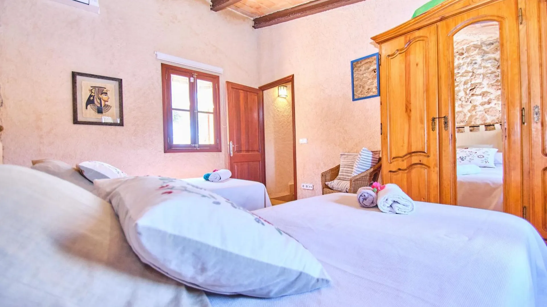 בית נופש סה פובלה Mallorquinische Villa Mit Garten Und Pool