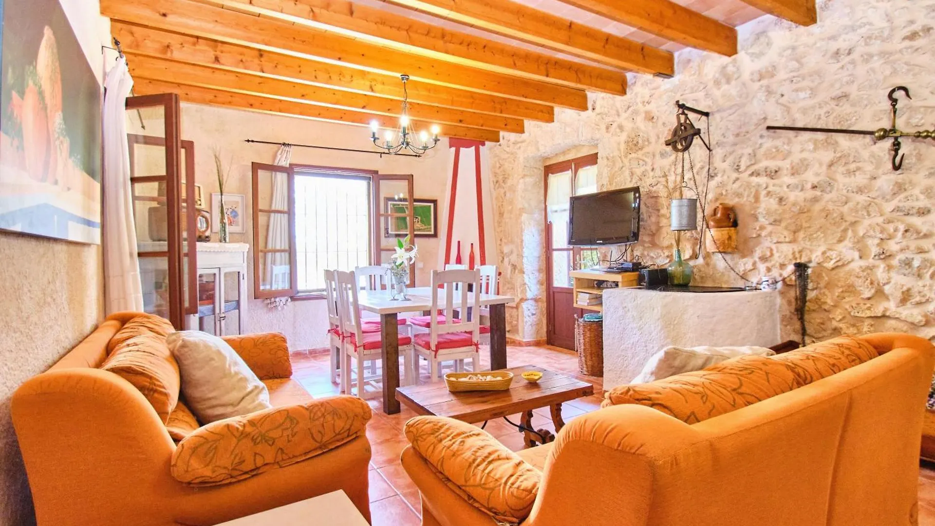 Mallorquinische Villa Mit Garten Und Pool Sa Pobla
